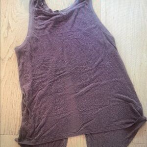 All Tied Up, burnout tank in deep mauve
